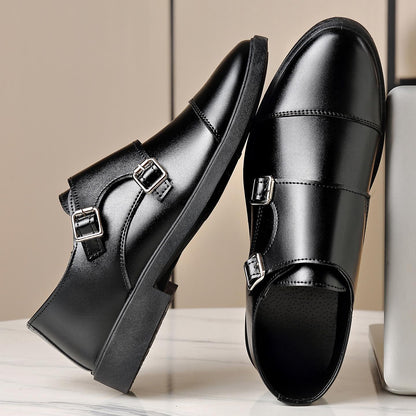 Men's Classic Casual Buckle Shoes for Everyday Workwear