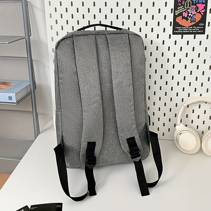 Three-piece minimalist computer backpack set, consisting of a lightweight shoulder bag, chest bag, and wallet, suitable for daily commuting and business use