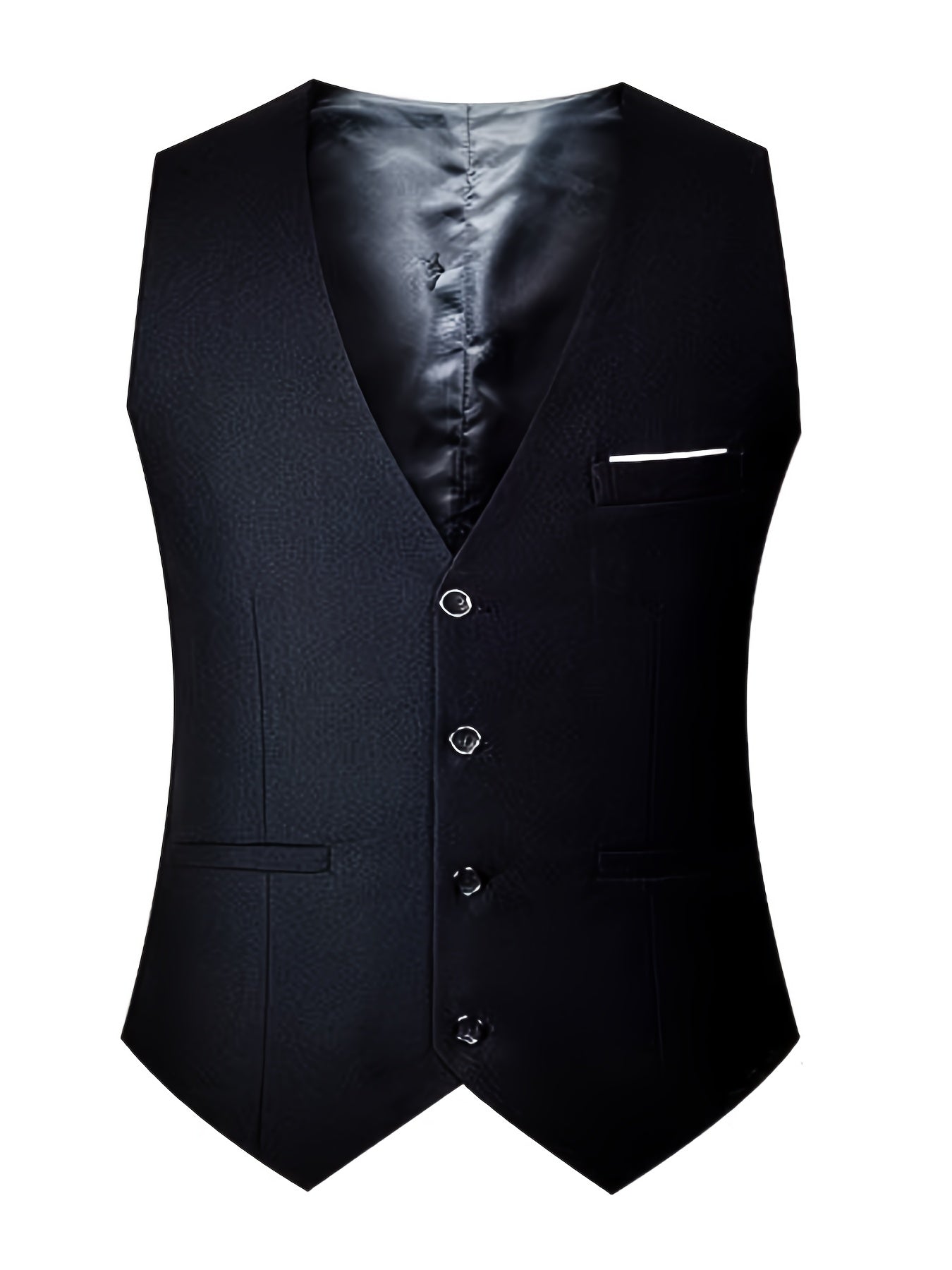Men's Classic Solid Color Suit Set 2pcs, Suit Jacket + Trousers, Suitable for Business Meetings, Parties, Weddings and Graduation Ceremonies, No Tie