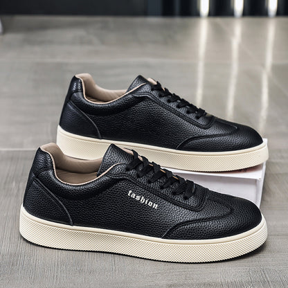 Men's Old Money Style Casual Sneakers with Rubber Sole