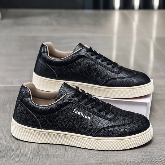 Men's Old Money Style Casual Sneakers with Rubber Sole