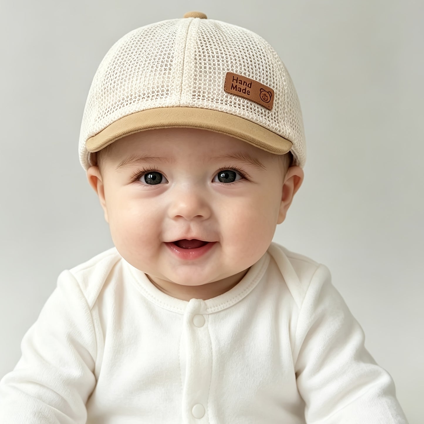 Breathable Cotton Plaid Duckbill Hat for Toddlers 6-24 Months
