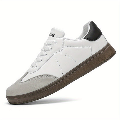 DJSUNNYMIX Women's Casual Sneakers - Stylish Low-Top Walking Shoes with PU Cover Upper, EVA Sole, and Fabric Lining for All-Day Comfort - Perfect for Outdoor Activities and Casual Attire, Ladies Sneakers