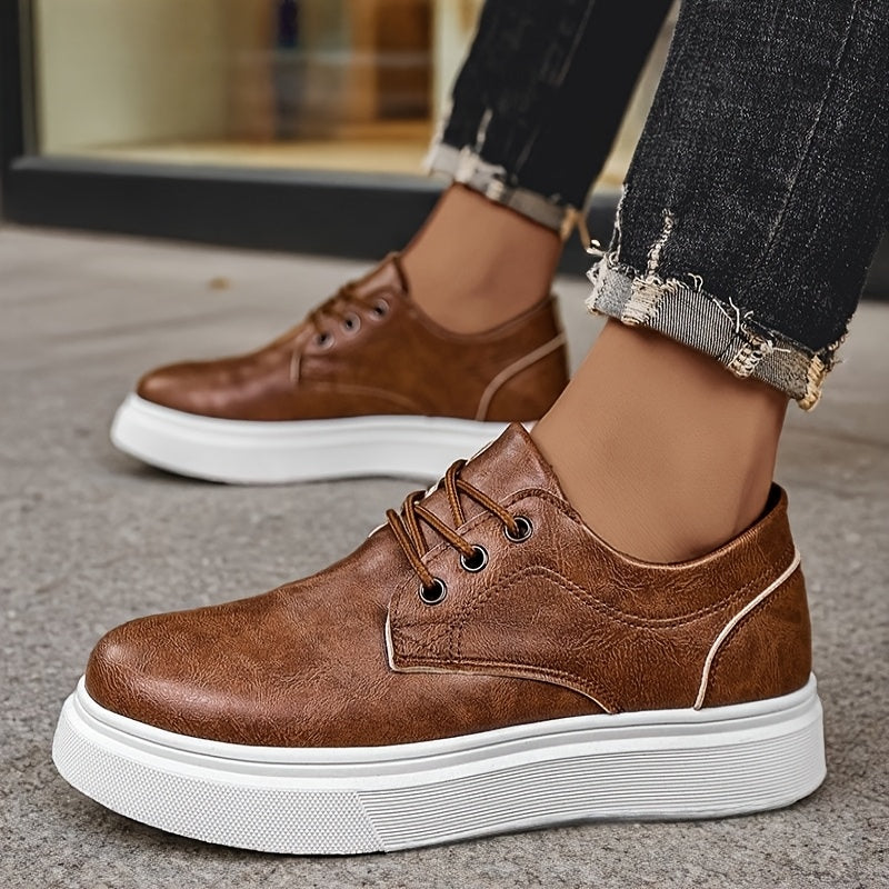 Plus Size Men's Low-Top Casual Athletic Shoes for All Seasons