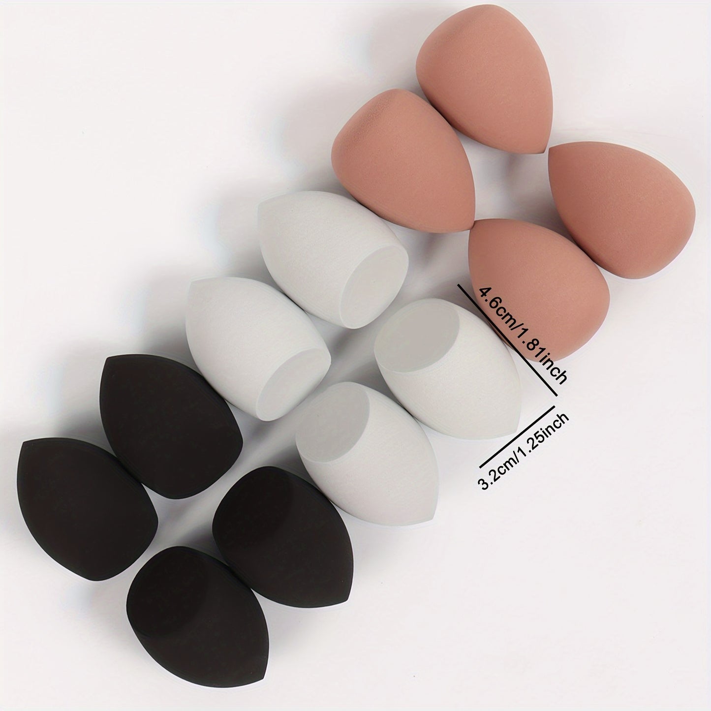 Medium Professional Makeup Sponges - Soft, Latex-Free Applicators