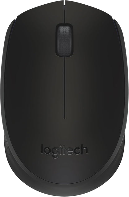 Logitech M170 Wireless Mouse for PC, Mac, Laptop, 2.4 Ghz with USB Mini Receiver, Optical Tracking, 12-Months Battery Life, Ambidextrous - Rose