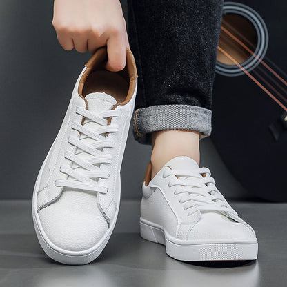 Men's Casual All-Season Sneakers with Rubber Sole and Lace-Up
