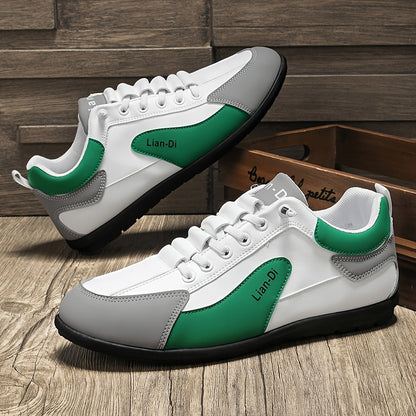 Men's Breathable PU Slip-On Loafers for Summer Casual Wear