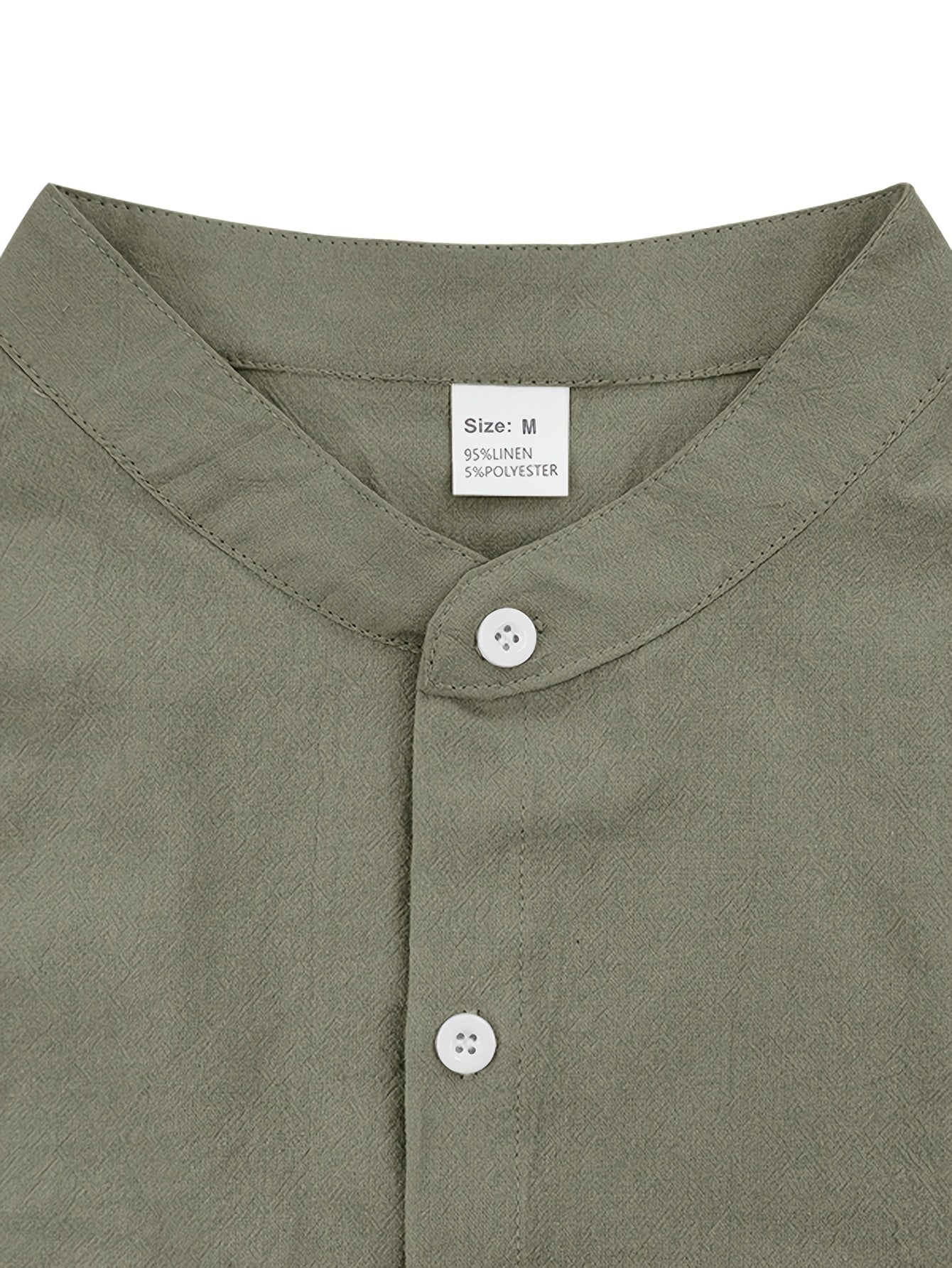 Men's Casual Linen Short Sleeve Shirt & Shorts Set for Summer