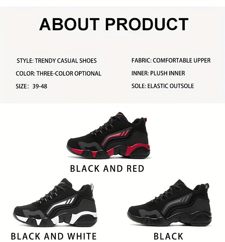 HIDEDUGO-ի ծանրքաշային ձմեռային կոշիկներ-սնիկերներ - Տաք միջին բարձրությամբ կոշիկներ, ամենագնացքային TPR ներբան, կապերով արտաքին կոշիկներ սառույցի և ձյան համար, մեծ չափսեր (սև/սպիտակ) - Ցուրտ եղանակի համար ամենօրյա և սպորտային կոշիկներ