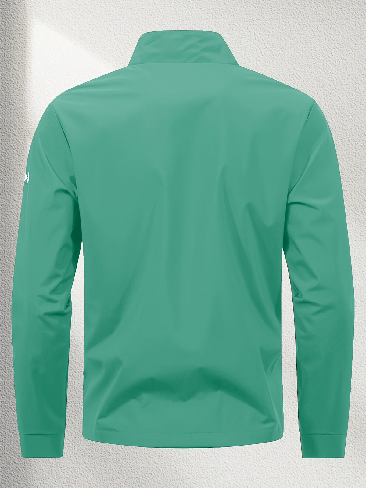 Unisex Casual Sport Bomber Jacket with Stand Collar for Spring-Fall