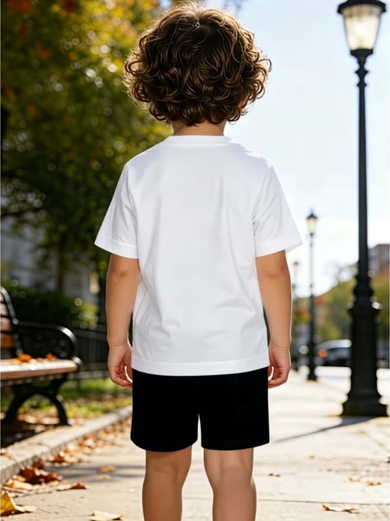 Summer Quick-Dry Shorts & Tee Set for Baby Boys, Jungle Print