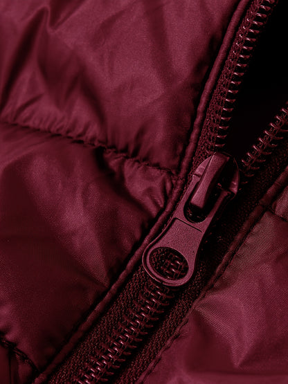 Men's Fashion Solid Color Single Vest, Youth Outdoor Sports Casual Jacket, Men's Spring Autumn Thin Stand Collar Cardigan Vest