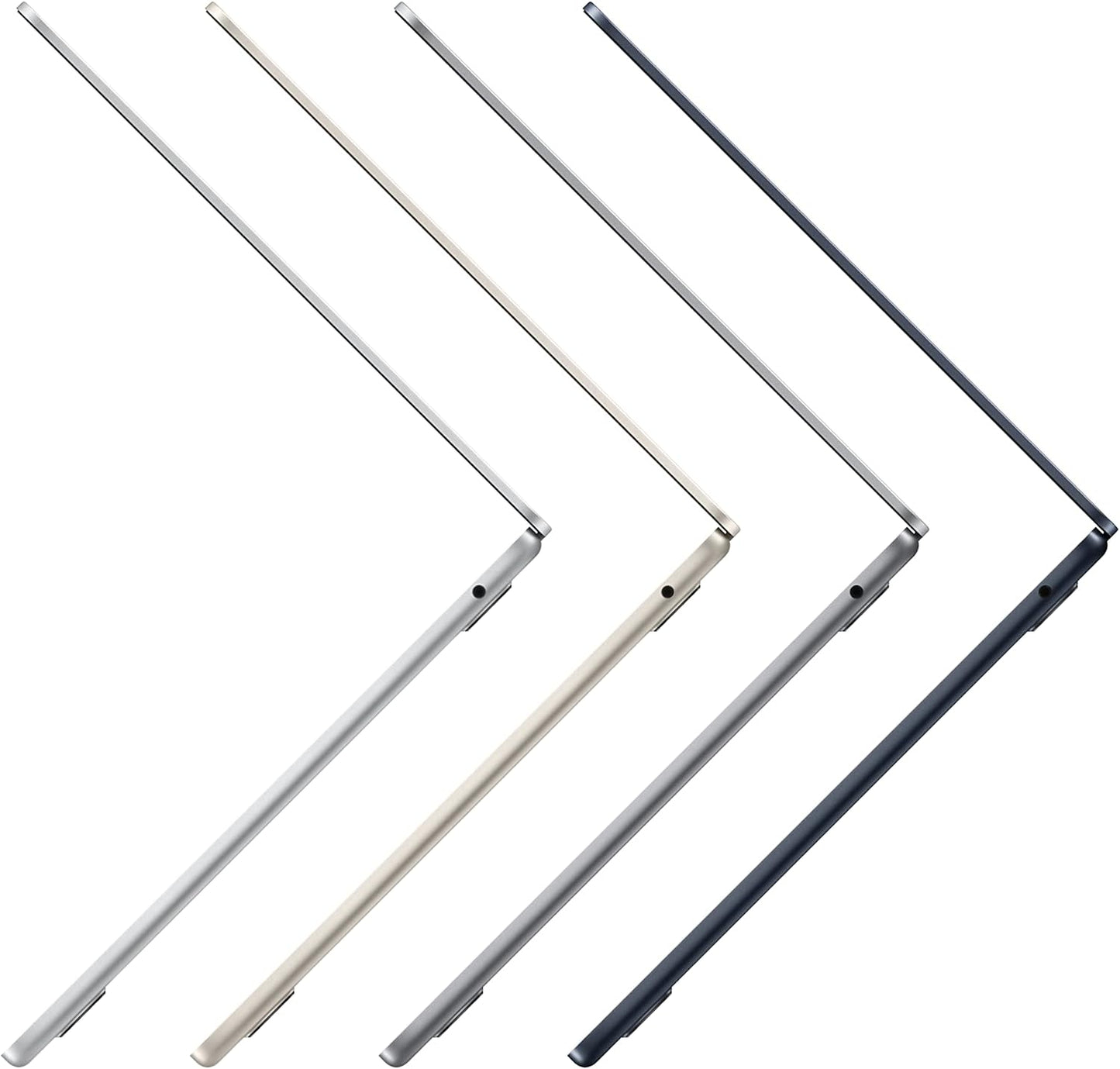 Apple 2022 Macbook Air Laptop with M2 Chip: Built for Apple Intelligence, 13.6-Inch Liquid Retina Display, 16GB RAM, 256GB SSD Storage, Backlit Keyboard, 1080P Facetime HD Camera; Midnight