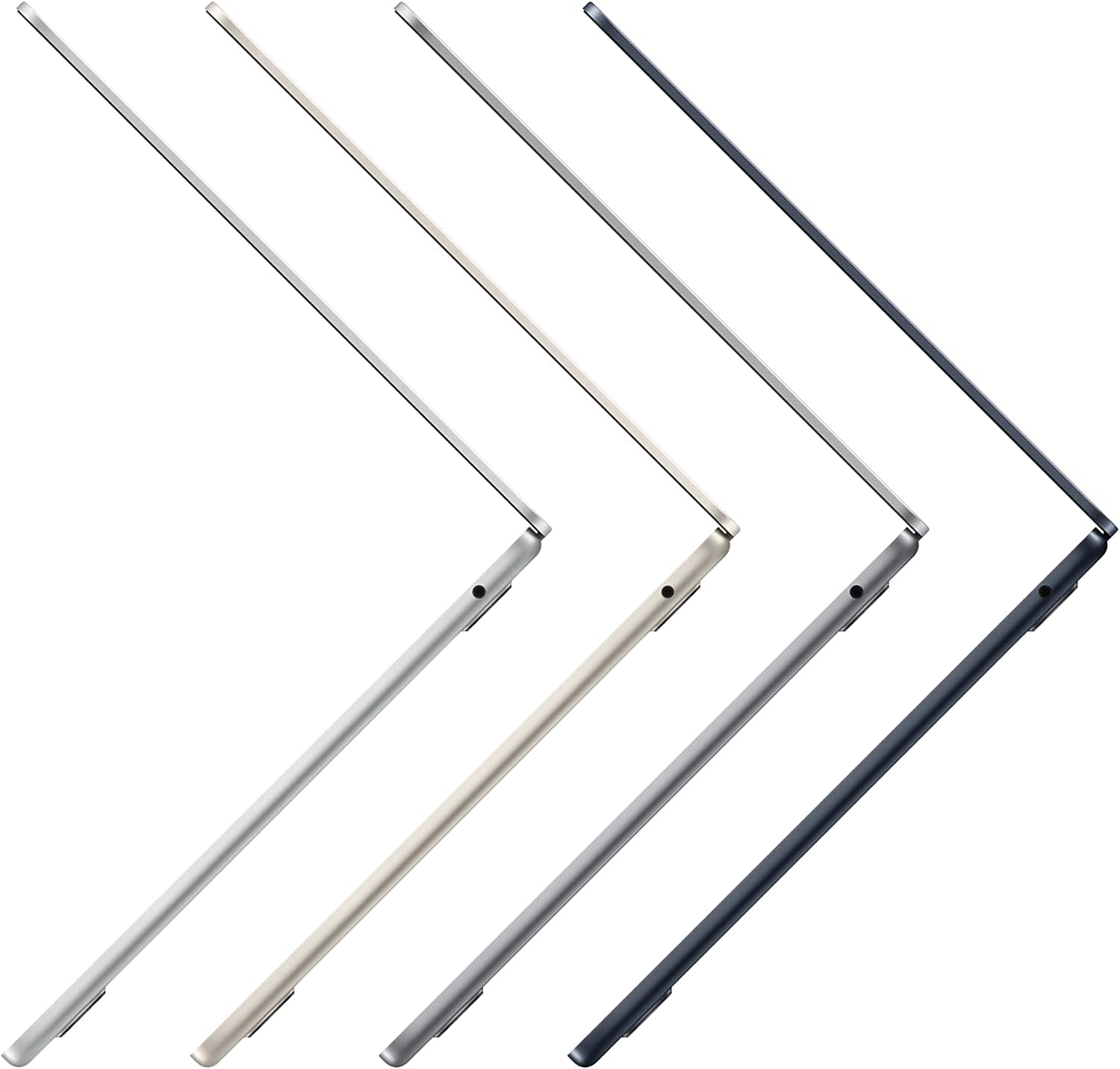 Apple 2022 Macbook Air Laptop with M2 Chip: Built for Apple Intelligence, 13.6-Inch Liquid Retina Display, 16GB RAM, 256GB SSD Storage, Backlit Keyboard, 1080P Facetime HD Camera; Midnight