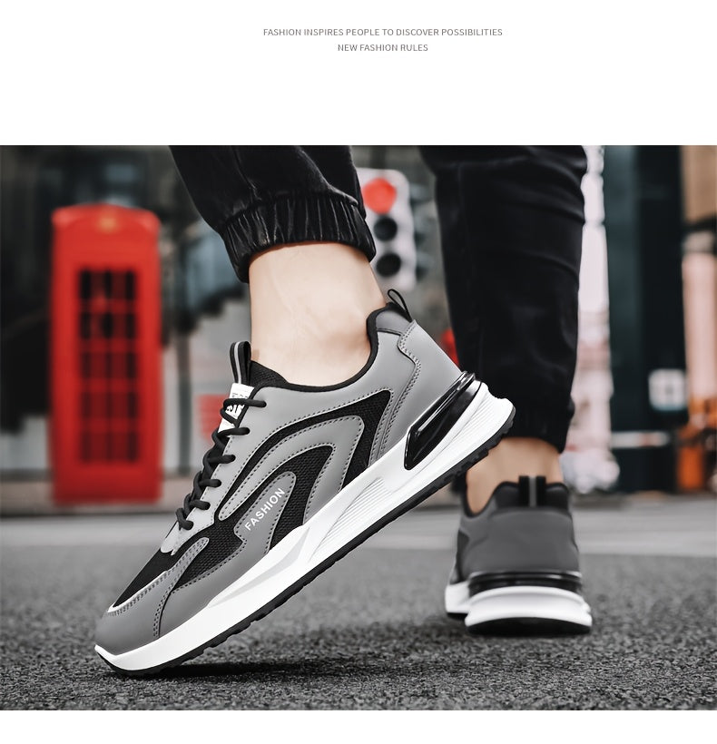 New Thick-soled Men's Sports Shoes, Versatile and Trendy, Forrest Gump Shoes, Dad Shoes - ayq