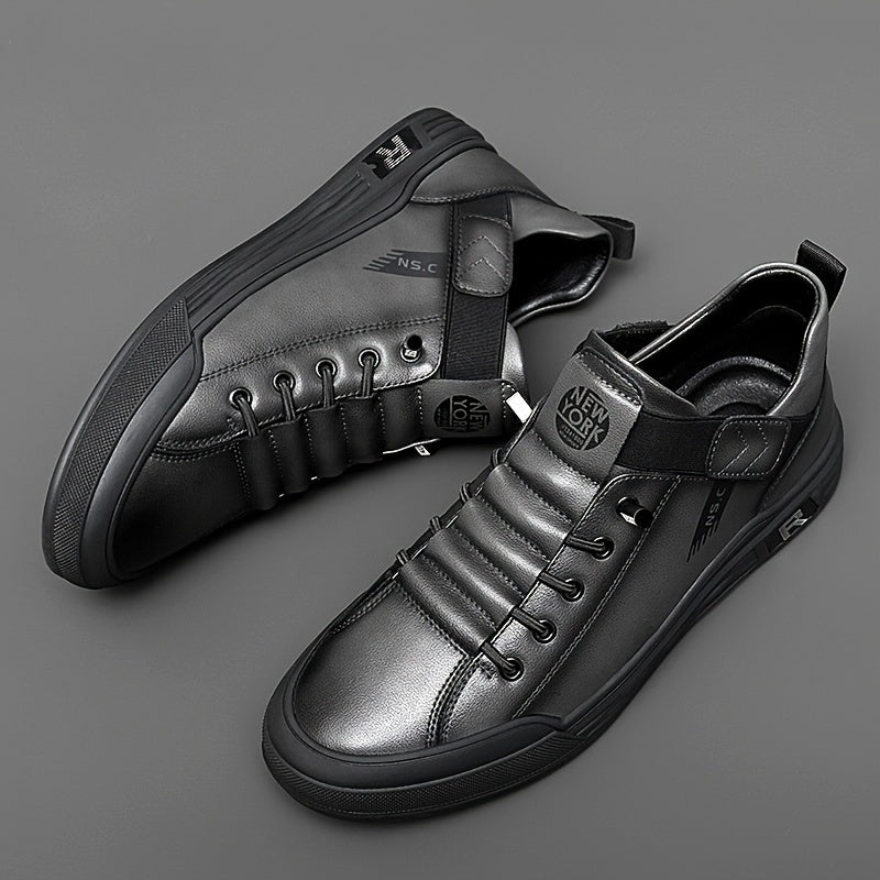 Men'S Shoes New Fashion Trendy Men Must-Have Versatile Casual Business Shoes Lace-Up Soft Sole Soft Surface Slip-On Loafers Driving Shoes Men'S Travel Shoes - ayq