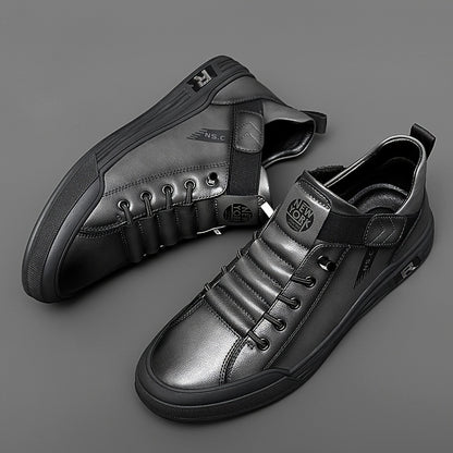 Men'S Shoes New Fashion Trendy Men Must-Have Versatile Casual Business Shoes Lace-Up Soft Sole Soft Surface Slip-On Loafers Driving Shoes Men'S Travel Shoes - ayq