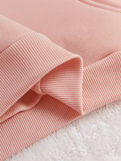 Women'S Christmas Hoodie - Thick Fleece-Lined Winter Sweatshirt with Deer & Snowflakes, Plaid Santa Hat Design, Cozy Casual Pullover for Holiday Party Outfits