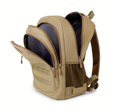 Hiking Backpack, Leisure Backpack, Large-capacity Backpack, Suitable for Both Men and Women, Height 48cm, Length 33cm, Thickness 20cm, Can Hold 17-inch Laptop, Equipped with Adjustable Shoulder Straps, Is Ideal for Daily Outd - ayq