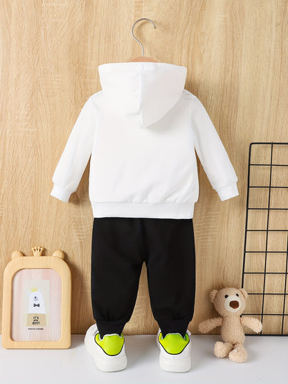 Toddler Baby Boy Clothes Outdoor Set Long Sleeve Sweatshirt Top Casual Pants Fall Winter Outfit Sweatsuit