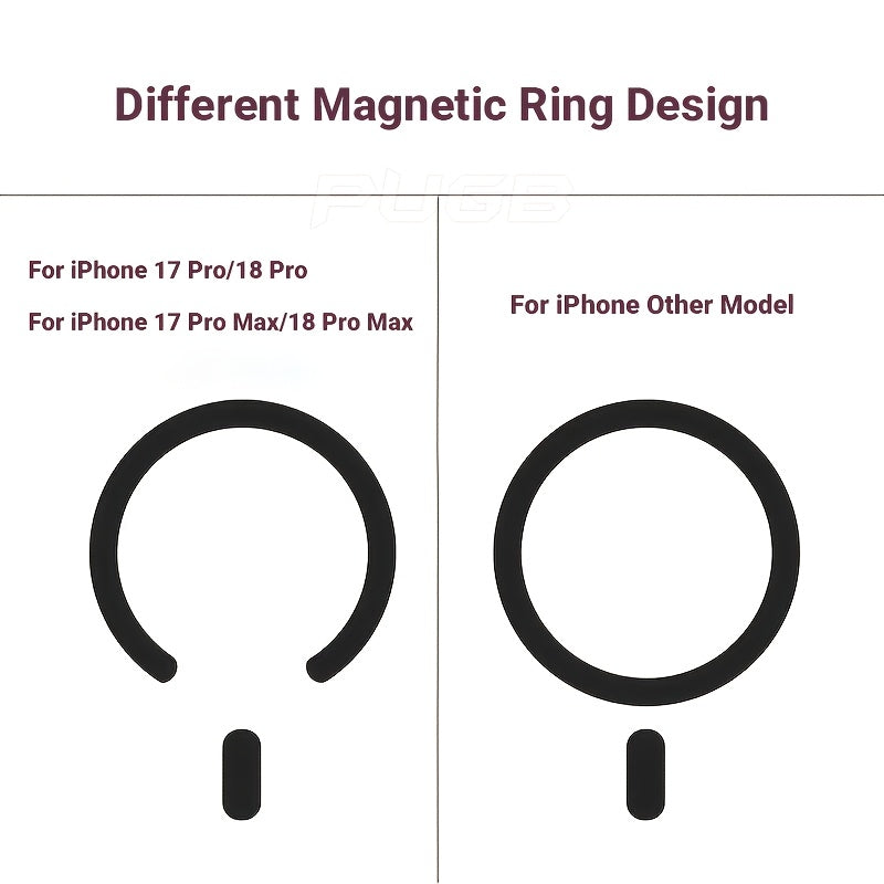 Clear Magnetic Wireless Charging Phone Case for iPhone 18 Pro Max
