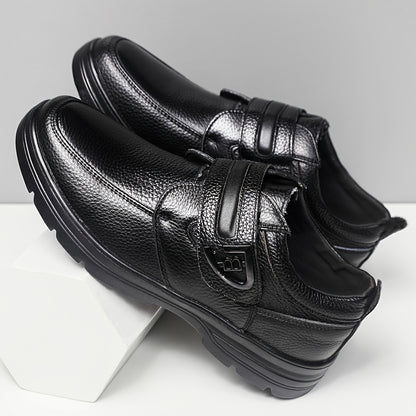 Men's Breathable Oxford Monk Strap Shoes with Soft Non-Slip Sole