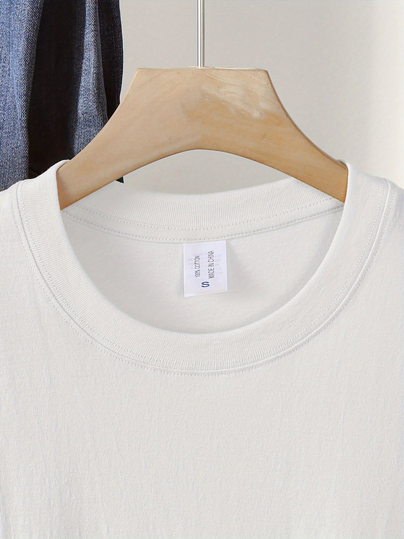 Women's Casual Cotton Graphic Print T-Shirt, Crew Neck
