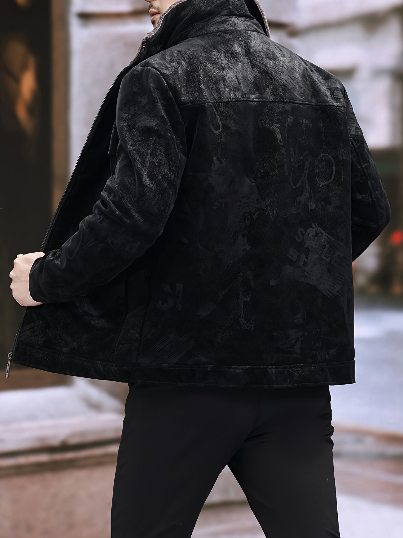 Men's Heavyweight Winter Jacket - Thermal Insulated Coat with Full-Zip Closure, Formal Office & Casual Outerwear - Polyester Lining - Non-Stretch Fabric - Professional Administrative Jacket for Cold Weather