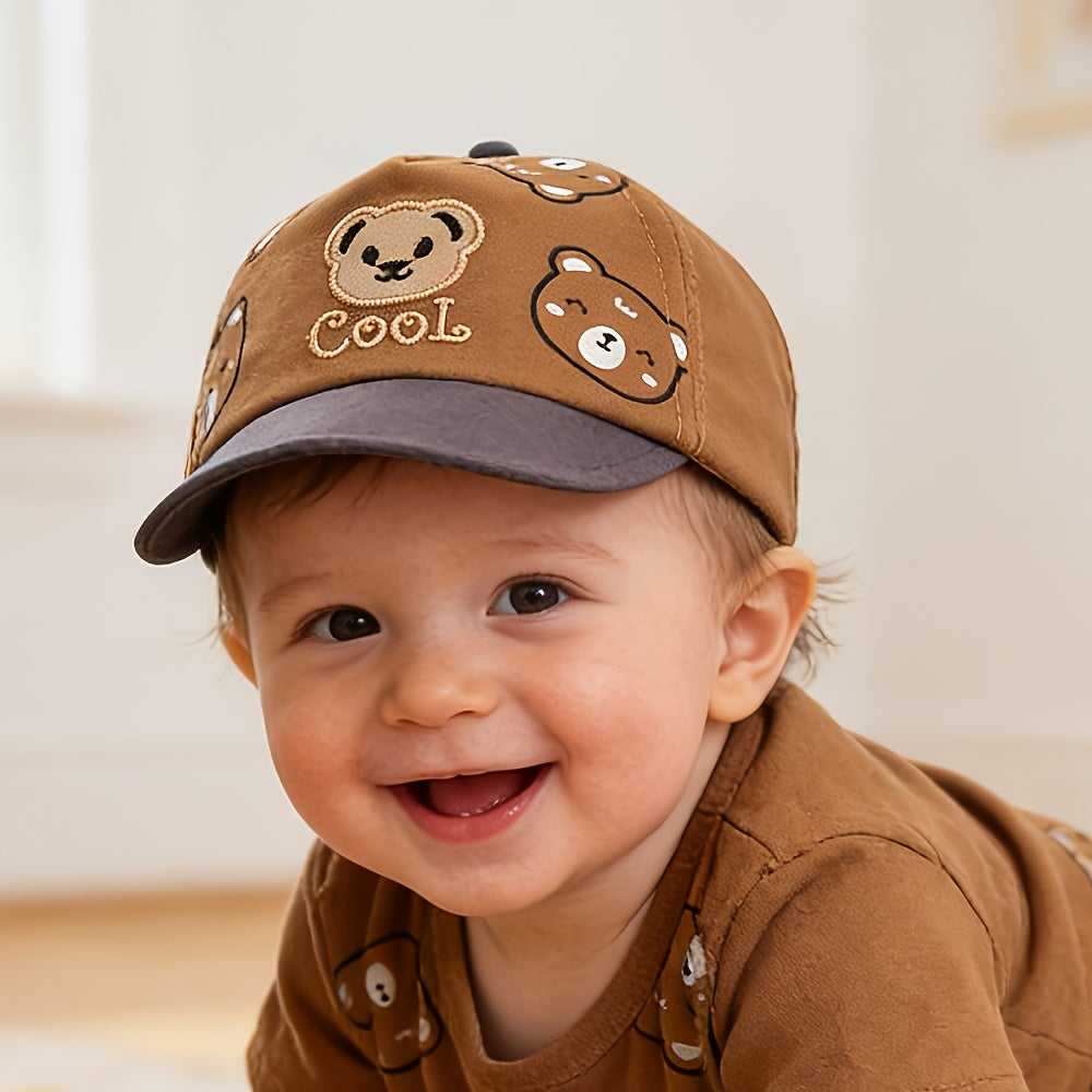 Toddler Sun Hat with Soft Brim, Lightweight Outdoor Cap 3-24 Months