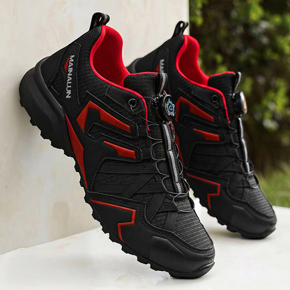 Men's Lightweight Trail Running Sneakers with Breathable Fabric