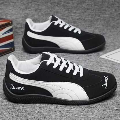 Men's Vintage Casual Loafers Breathable Lace-Up Shoes