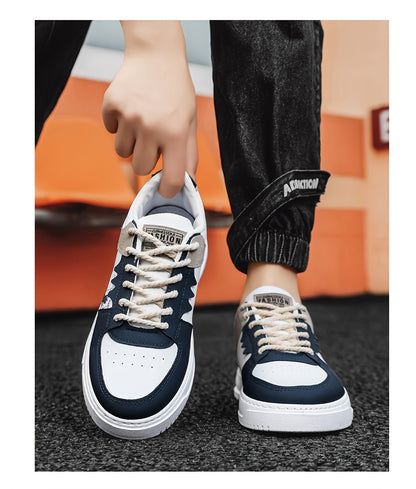 1pair Unisex All-Season Casual Hiking Sneakers, Low Top Faux Upper, Fabric Lining, PVC Sole, Comfortable Walking Shoes for Men and Women