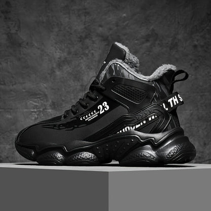 Men's Fashion Flannel-Lined Snow Sports Shoes
