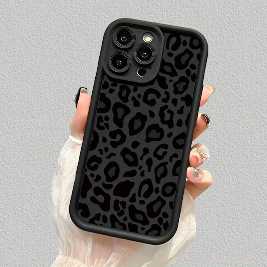 Creative Leopard Print Design, Trendy And Fashionable, Matte Finish Phone Case Suitable for Both Men And Women, Comfortable to Hold for Iphone Models Including 16/16Pro/16Plus/16Promax/15/15Plus/15Pro/15Promax/14/14Plus/14Pro