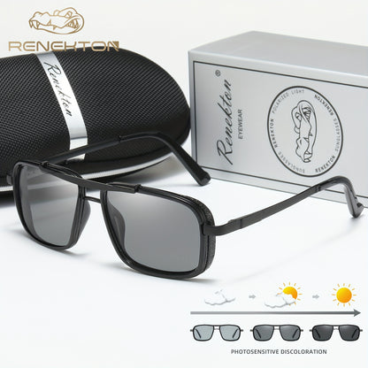 Men's Polarized Stainless Steel Sunglasses with TAC Lenses
