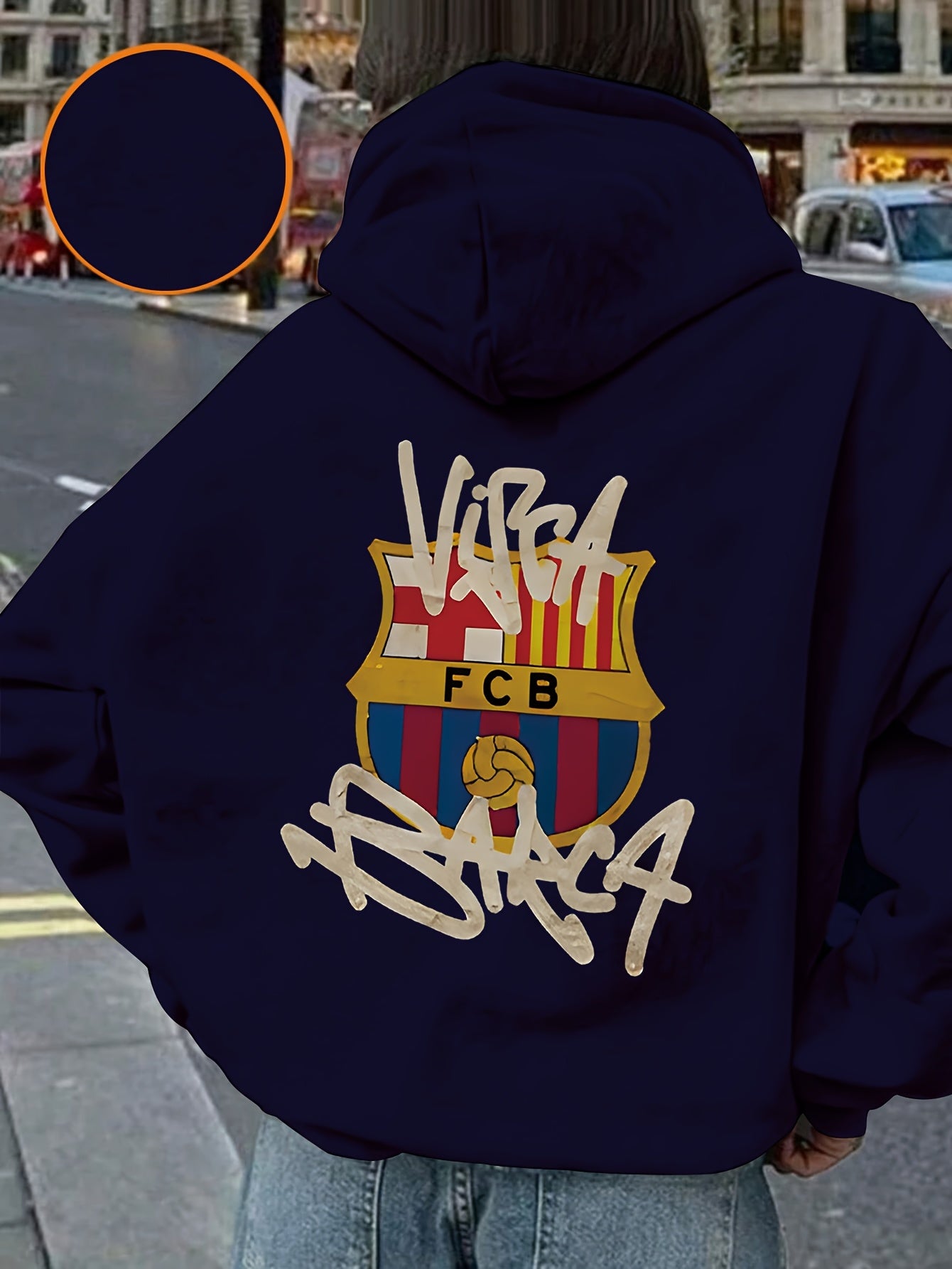 Women's Casual Graphic-Print Hooded Sweatshirt for Fall Winter