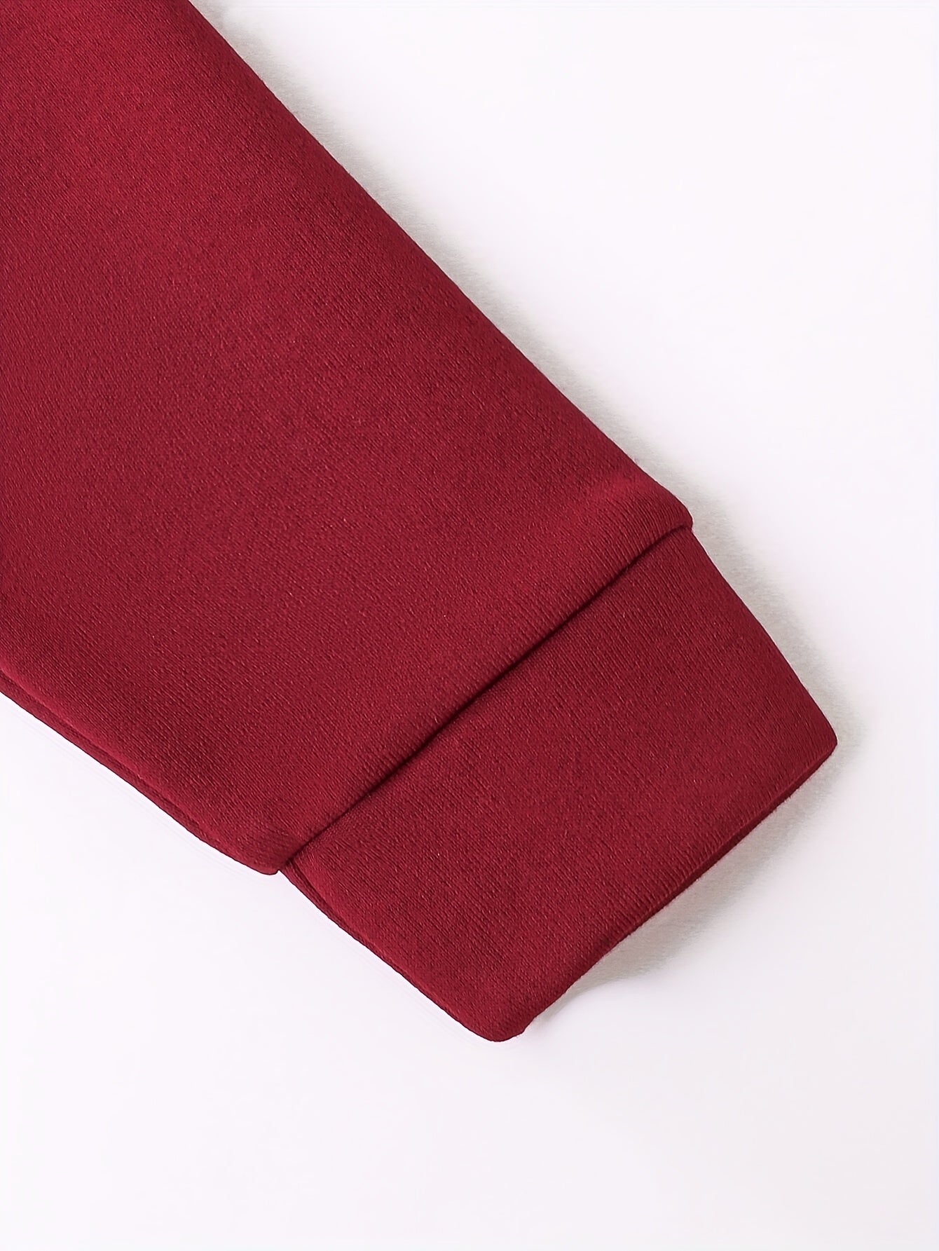 2pcs Boys' Autumn/Winter Fleece-Lined Hooded Sweatshirt and Pants Set, Simple Letter Print Fashion Classic Outfit for Outdoor Sports and Casual Wear, 100% Polyester Knit Stretch Fabric, Ideal Gift Choice for Kids, Perfect for