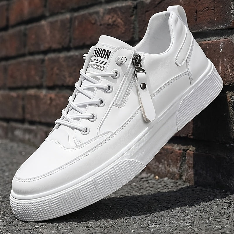 Men's Low-Top Casual Athletic Shoes with Thick PVC Sole