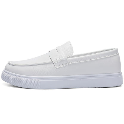 Men's Casual Slip-On Loafers with Non-Slip PVC Sole