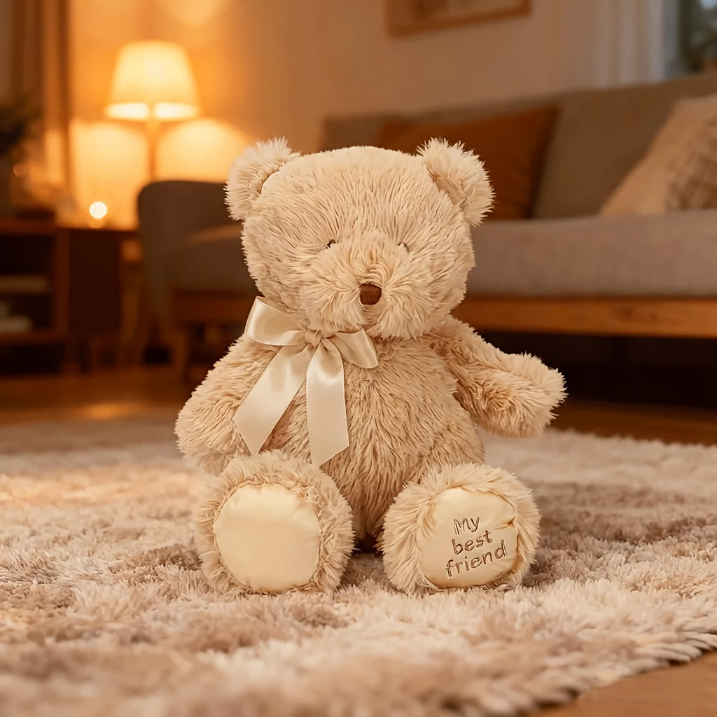 Մուլտֆիլմային արջուկ փափուկ խաղալիք խելոք փափուկ արջուկ տիկնիկներ զվարճալի ինտերակտիվ տիկնիկ հարմարավետ տնային բազմոցի դեկոր պլյուշ ննջասենյակի սեղանի զարդարանքի իրերի նվեր ընտանիքի և ընկերների համար