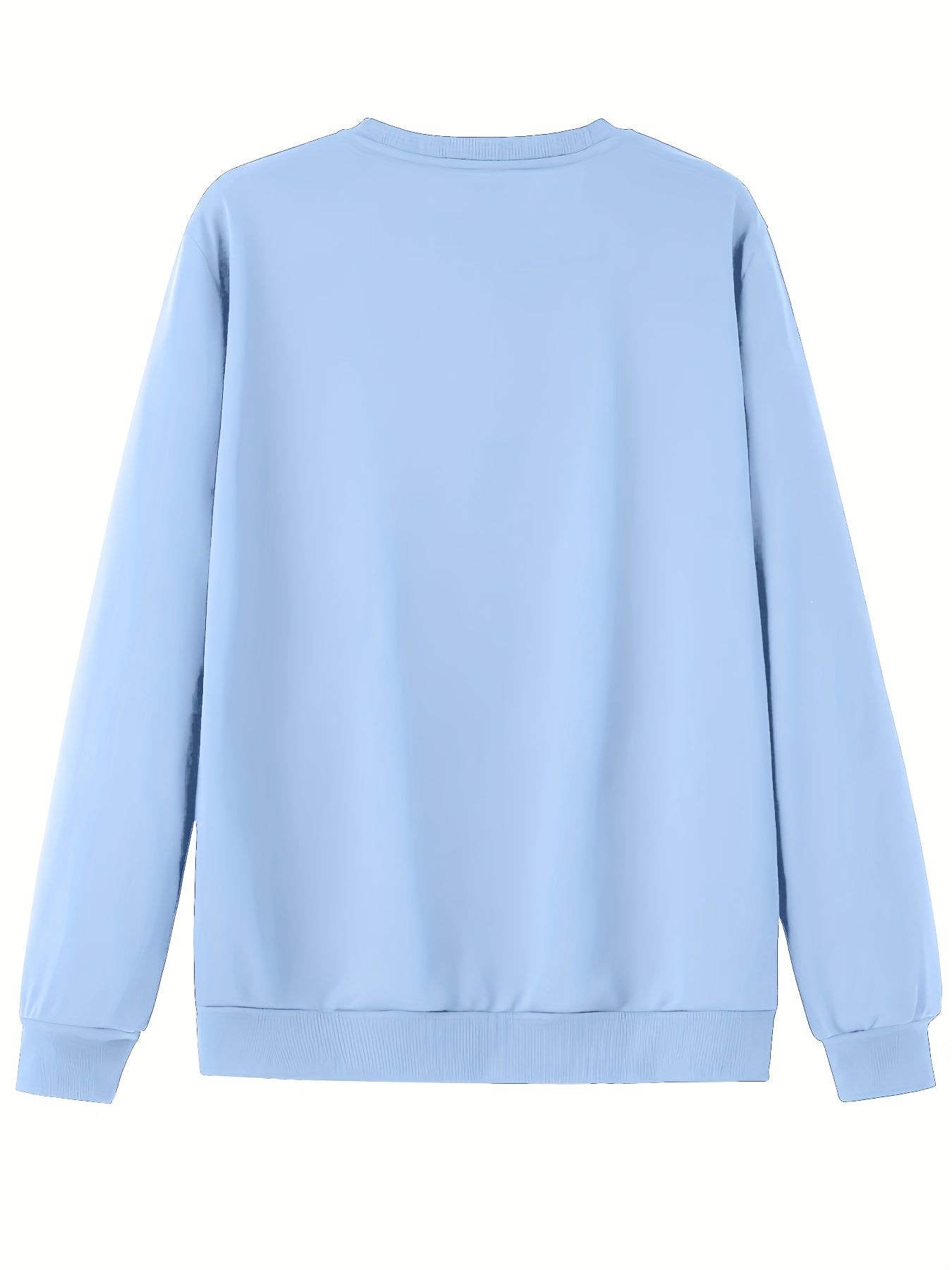 Men'S Happy New Year Sweatshirt - Light Grey with Orange Lettering - Regular Fit Crewneck Pullover for New Year'S Eve, NYE Parties & Casual Attire - Non-Permanent Celebration Sweater for Everyday & Special Occasions, New Year