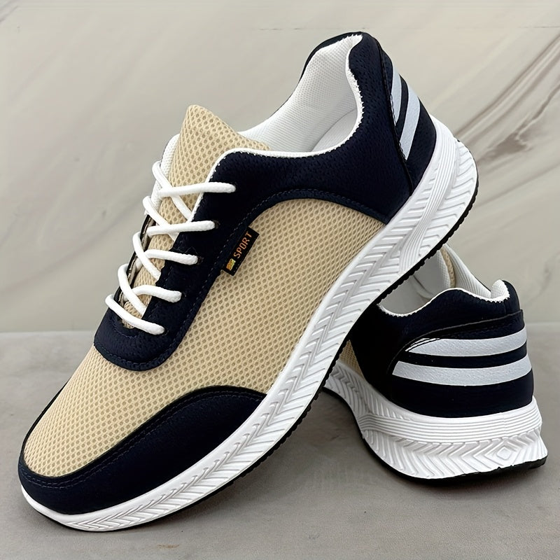 Men'S Mesh Shoes, Trendy And Versatile Footwear, Fashionable Sports And Casual Shoes, Slip-Resistant And Durable Men'S Sneakers - ayq