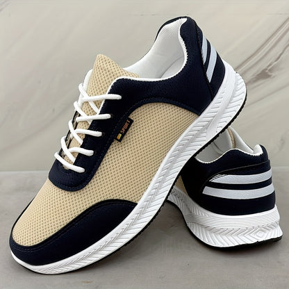 Men'S Mesh Shoes, Trendy And Versatile Footwear, Fashionable Sports And Casual Shoes, Slip-Resistant And Durable Men'S Sneakers - ayq