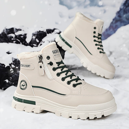 Տղամարդկանց նորաձև բրդյա ծածկույթով ձմեռային կոշիկներ