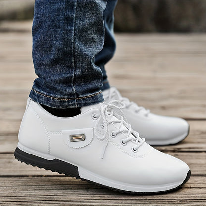 Men's All-Season Business Casual Lace-Up Shoes, Large Size