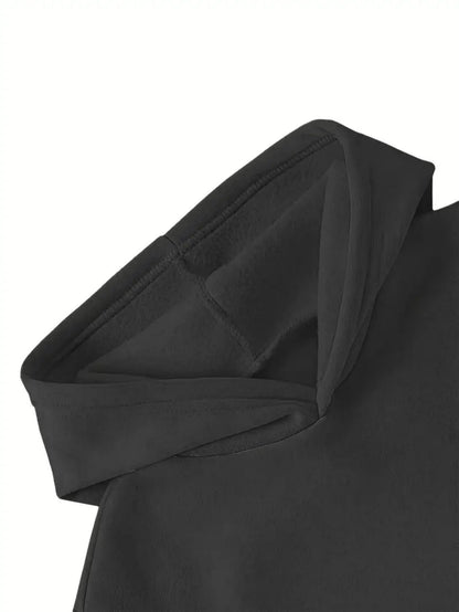 Կանացի էլեգանտ տառերով տպագիր գլխարկով սվիտեր - հաստ բրդյա աստառով երկար զգեստ՝ ոսկեգույն գրվածքով և ոսկեգույն գրվածքով, առջևի կայծակաճարմանդով փակվող, բոլոր եղանակների համար նախատեսված առօրյա էլեգանտ սվիտեր, գեղեցիկ վերնաշապիկ