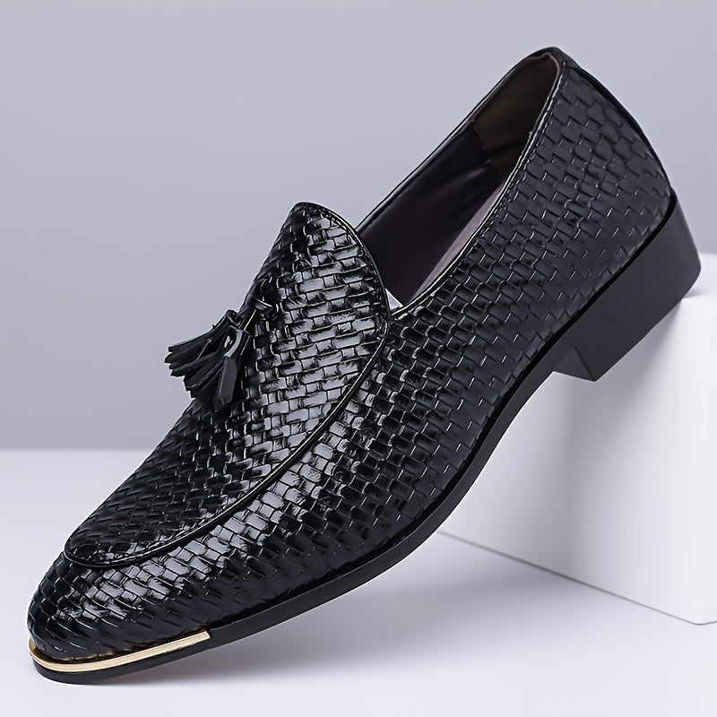 Men's Casual Slip-On Low Top PU Shoes for All Seasons