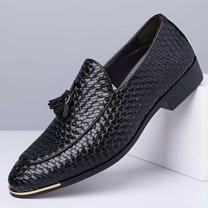 Men's Casual Slip-On Low Top PU Shoes for All Seasons