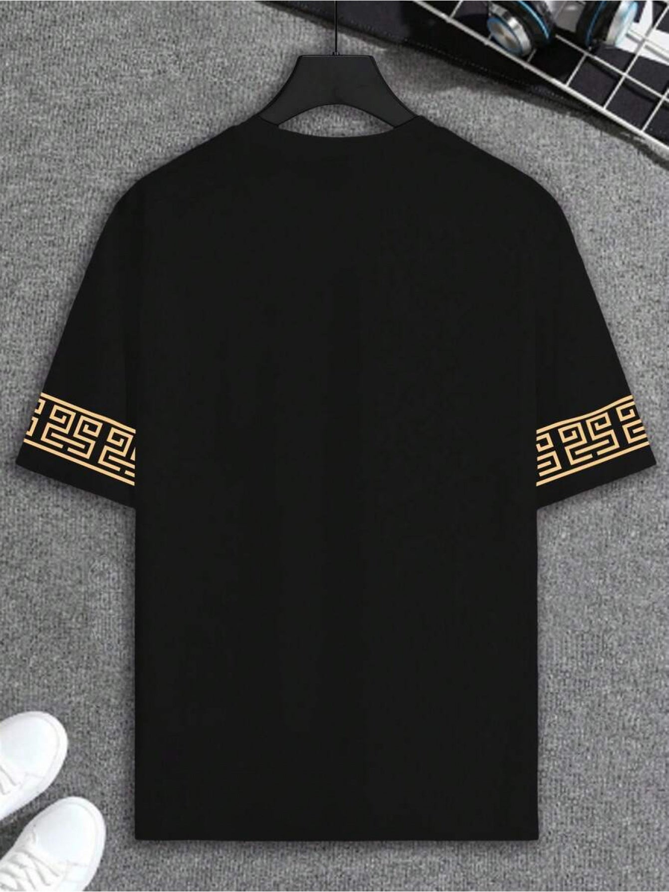 Men'S 3D Stylish Letter Print Short-Sleeve T-Shirt, a High-End Minimalist Casual Piece, Makes for a Perfect Gift for a Boyfriend Or Family Member - ayq